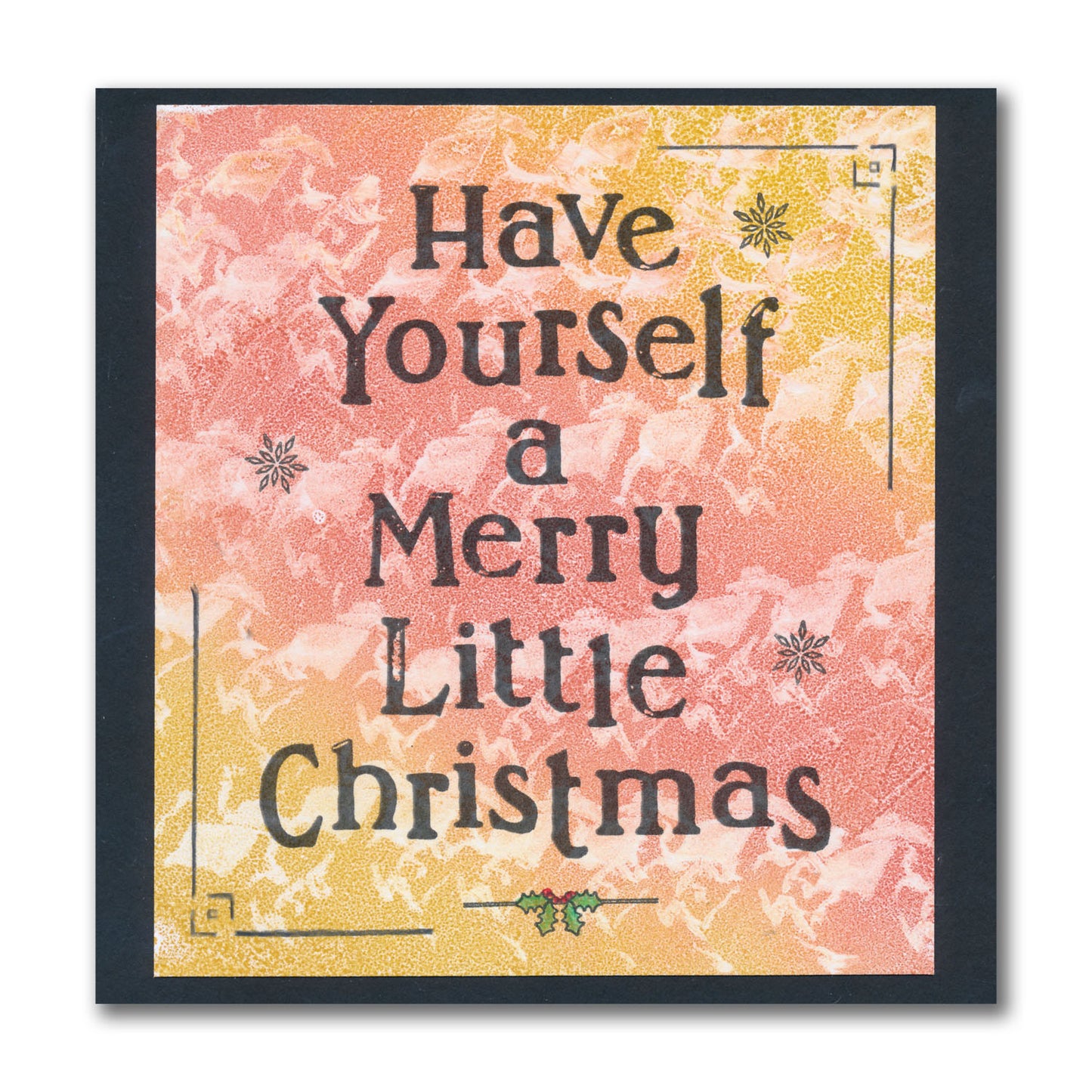 Set 4 - Quotes - Merry Little Christmas - Printed Postcards