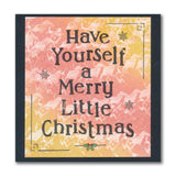 Merry Little Christmas - Slow Down with Clarity Quotes Postcards Set 4