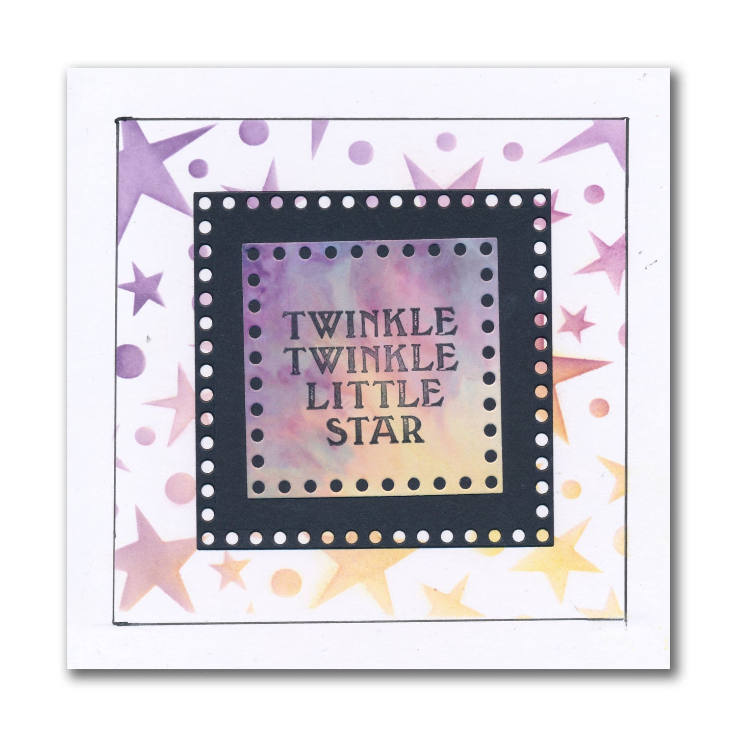 Set 4 - Quotes - Merry Little Christmas - A5 Square Stamp Set