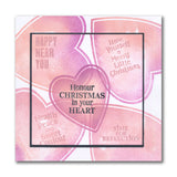 Merry Little Christmas - Slow Down with Clarity Quotes Set 4 A5 Square Stamp & Postcards Duo