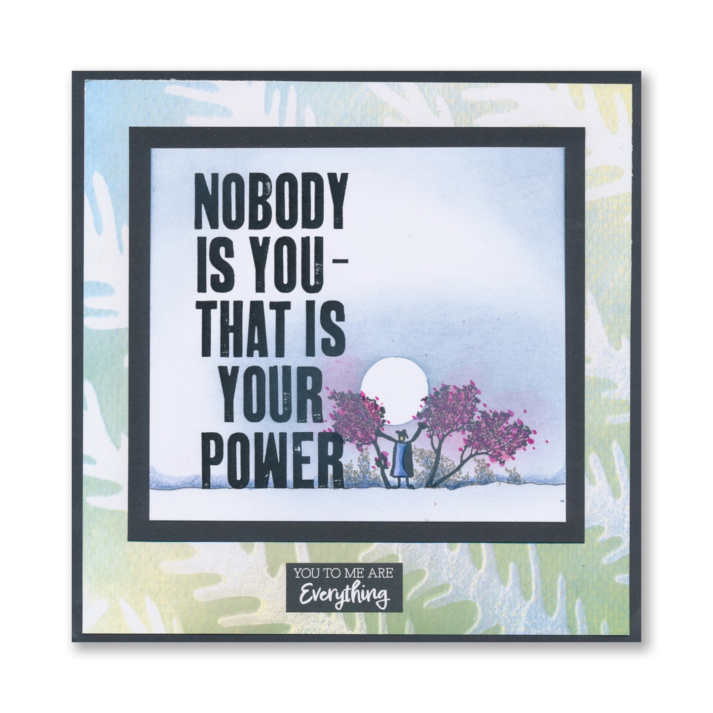 Set 8 - Quotes - You Are Brilliant - A5 Square Stamp & Postcards Duo