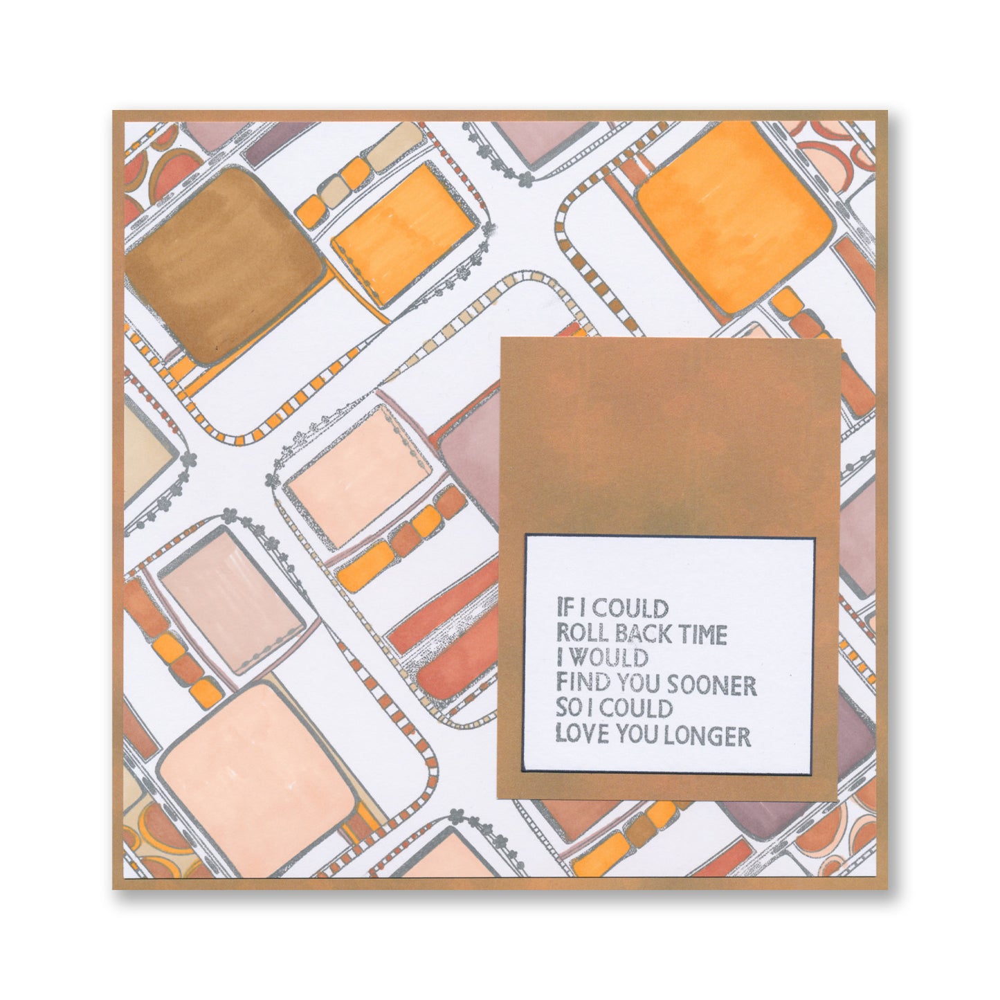 Set 8 - Quotes - You Are Brilliant - A5 Square Stamp & Postcards Duo