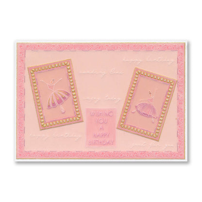 Nested Doodle Frames A4 Square Groovi Plate Collection