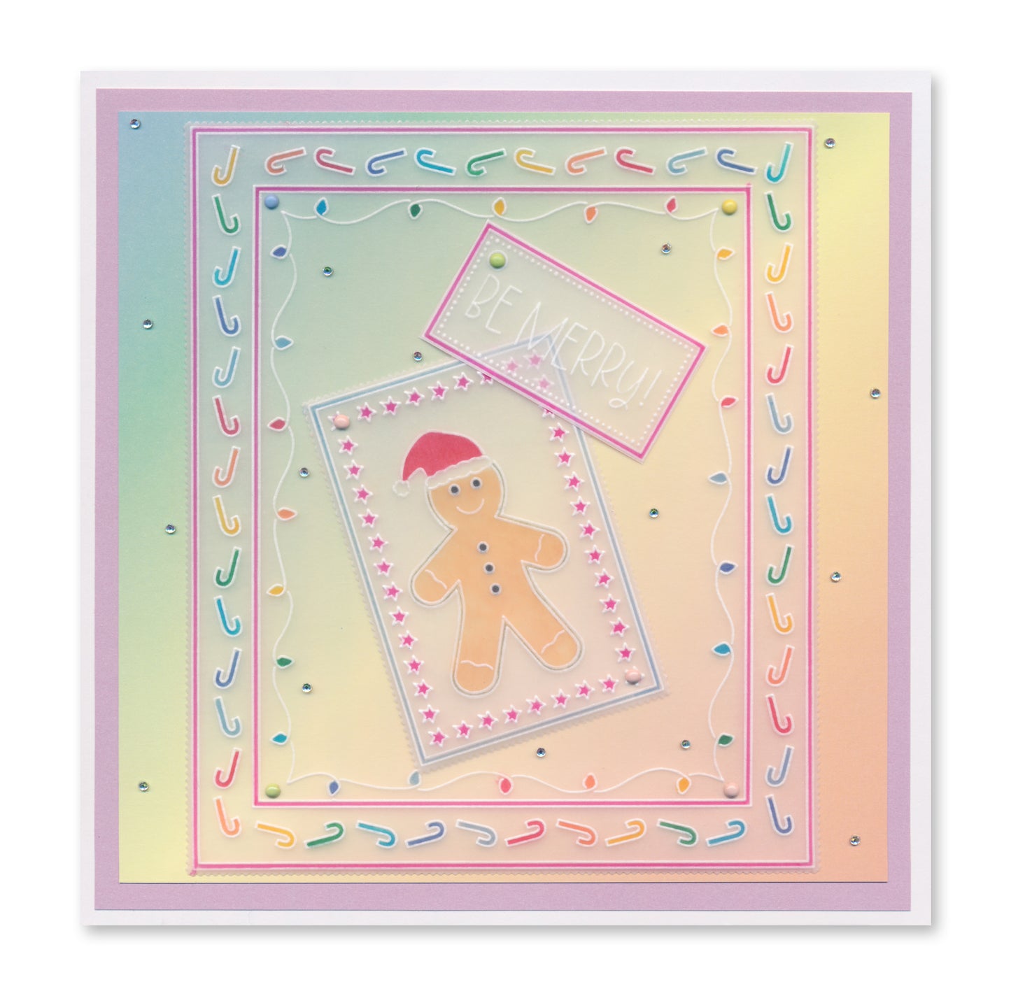 Jazz's Merry Christmas Toppers & Tags A4 Square Groovi Plate