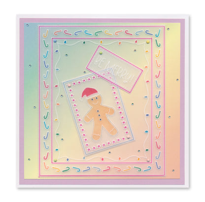 Jazz's Merry Christmas Toppers & Tags A4 Square Groovi Plate