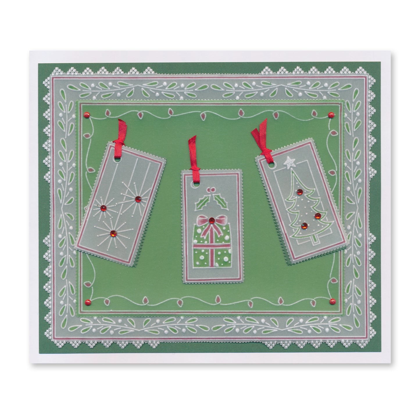 Jazz's Merry Christmas Toppers & Tags A4 Square Groovi Plate