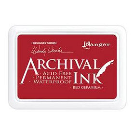 Archival Ink Pad - Red Geranium
