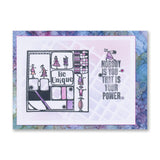 Bijou Retro Layout Montage A4 Slim Stamp Set