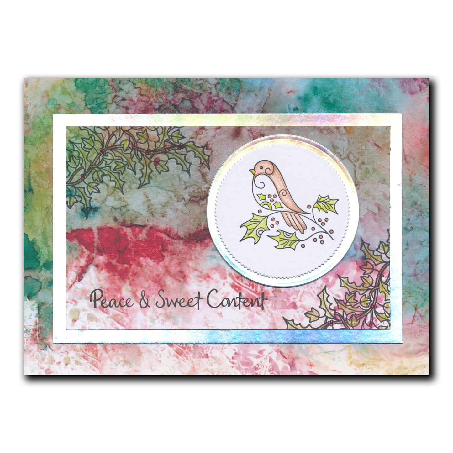 Tina's Robins - Two Way Overlay Christmas Ornaments A6 Stamp Set
