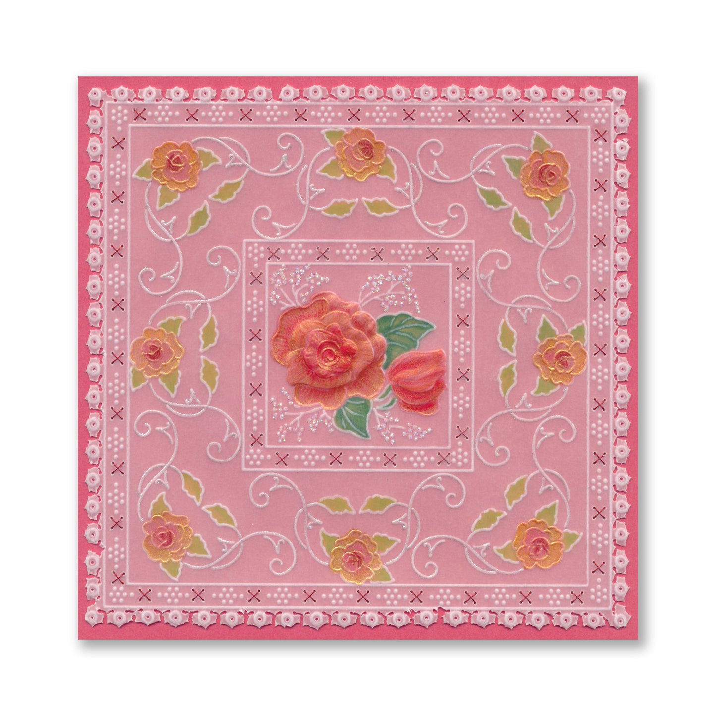 Linda's Floral Shapes Midi Groovi Plate Quartet