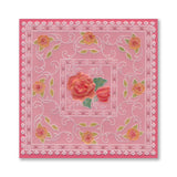 Linda's Floral Shape - Rose Heart Midi Groovi Plate