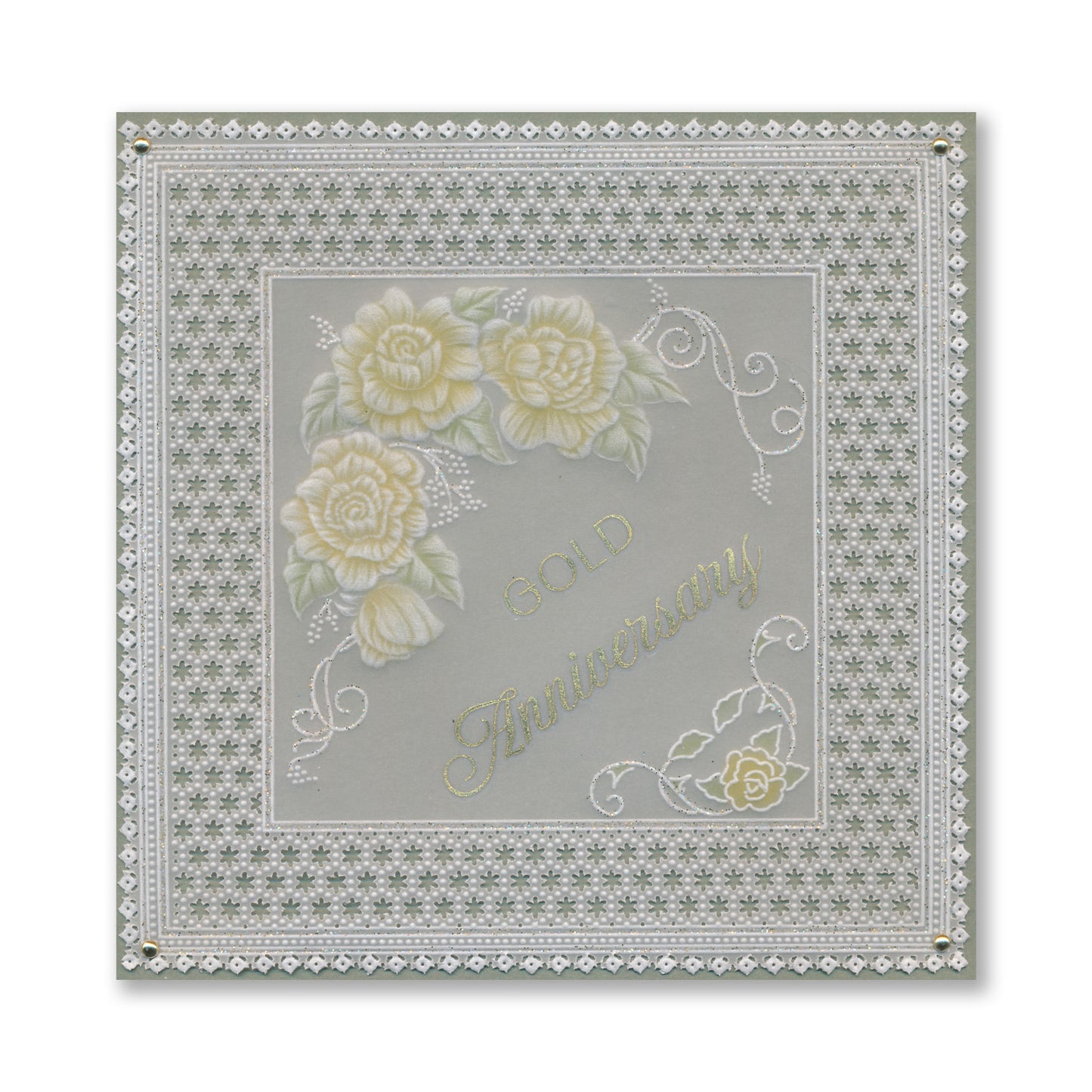 Linda's Floral Shapes Midi Groovi Plate Quartet