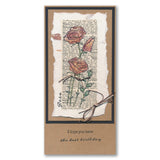 Barbara's SHAC Dahlia & Rose Floral Panels Stamp, Mask & Stencil Duets