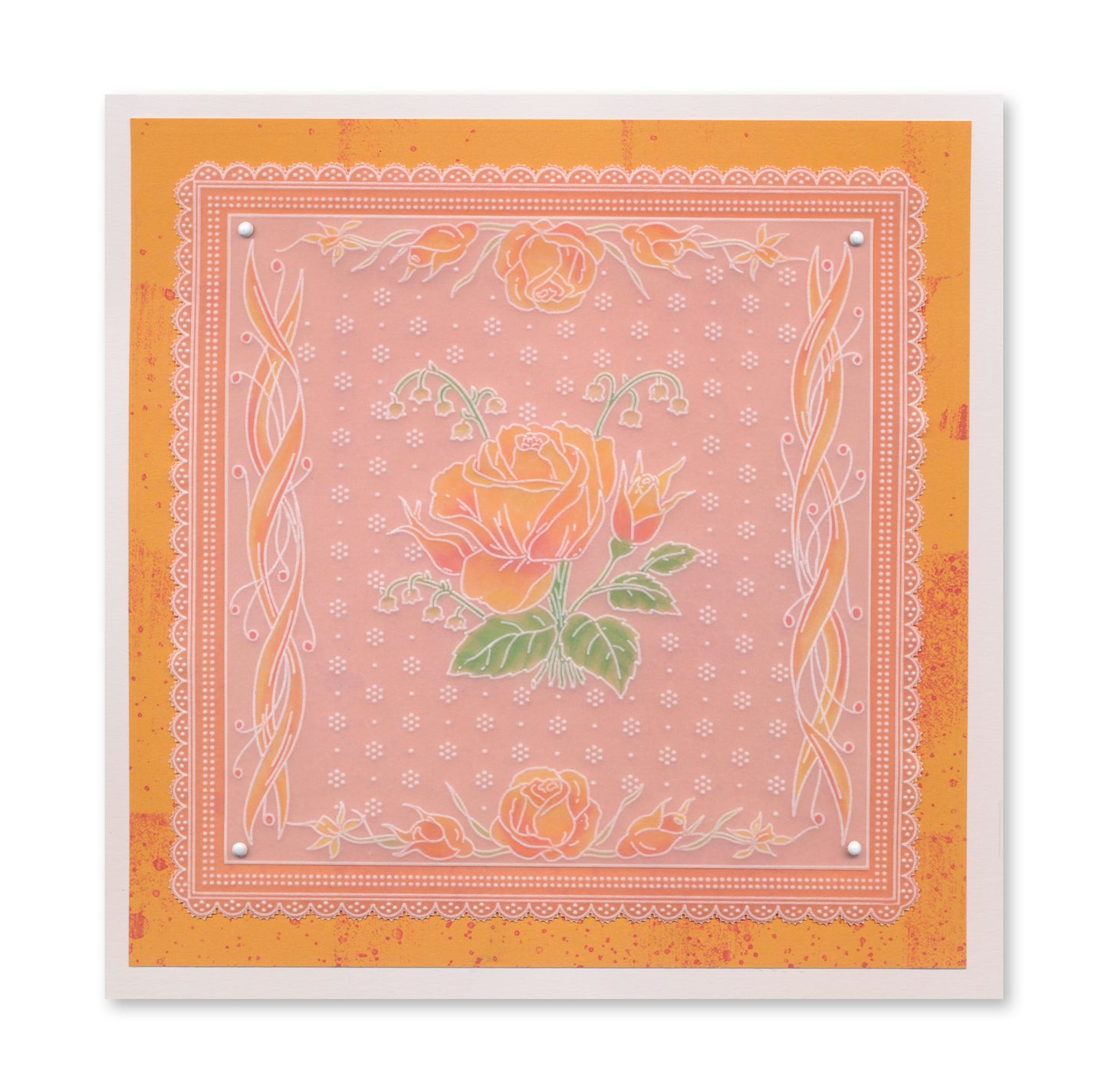 Jayne's Rose & Lattice A5 & A5 Square Groovi Plate Collection