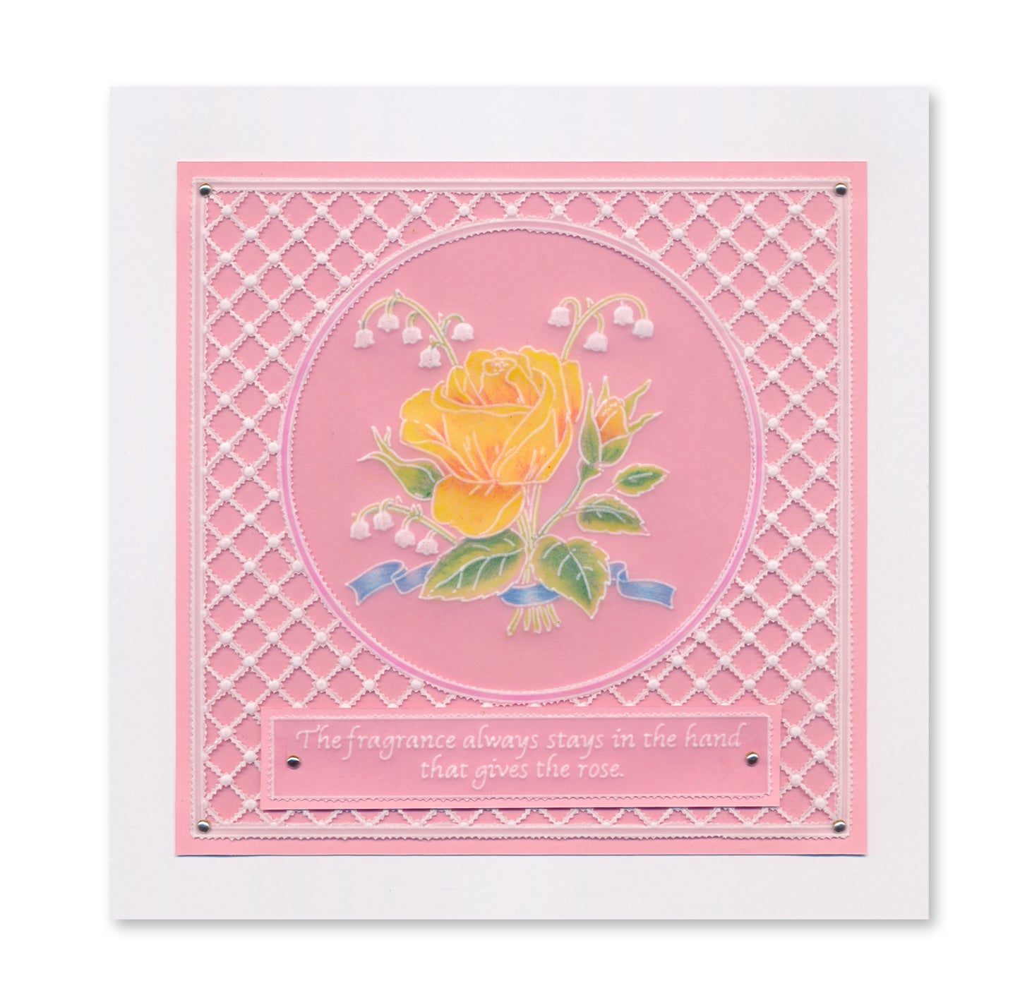 Jayne's Rose & Lattice A5 & A5 Square Groovi Plate Collection