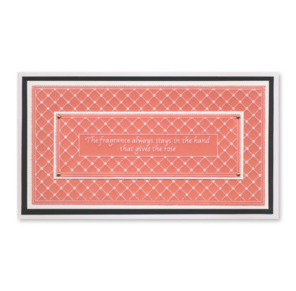 Jayne's Rose & Lattice A5 & A5 Square Groovi Plate Collection