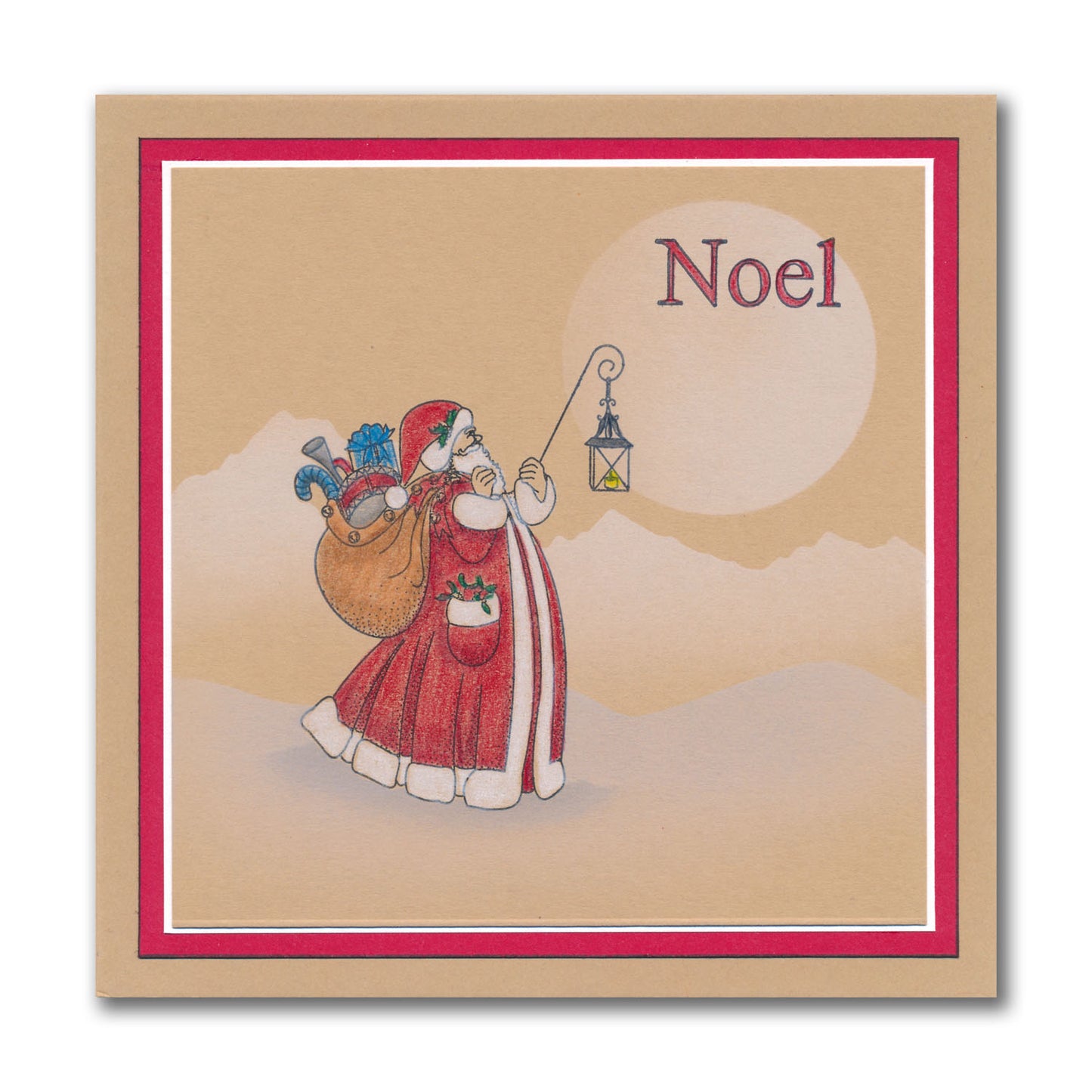 Linda's Father Christmas - Christmas Compendium A6 Stamp Set