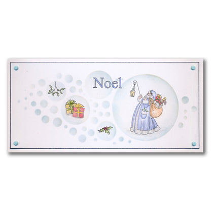 Linda's Father Christmas - Christmas Compendium A6 Stamp Set