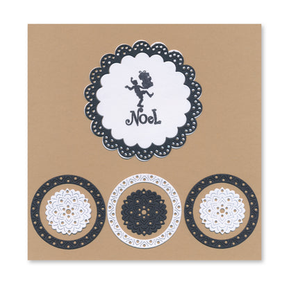 Christmas Mandalas Clarity Fresh Cut Die Collection