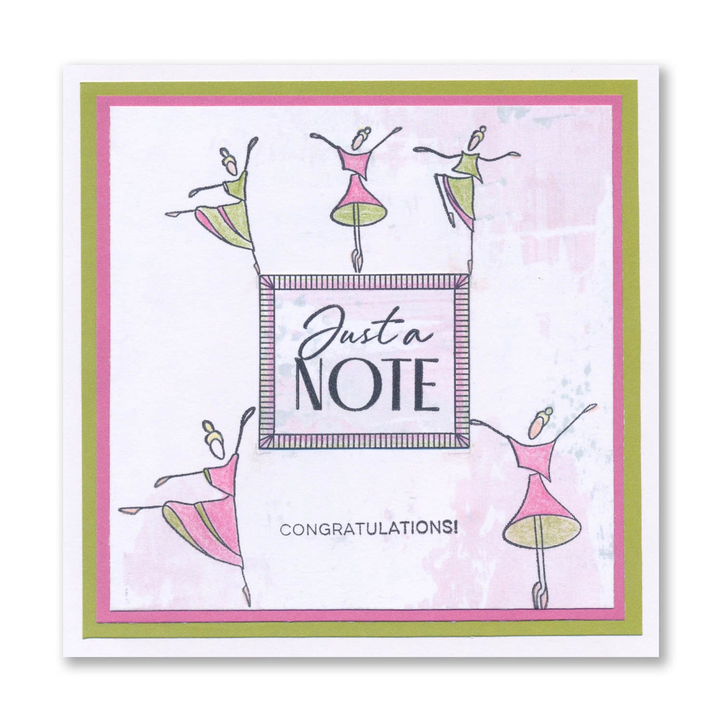 Barb's SHAC Dancing Girls A5sq Stamp Set