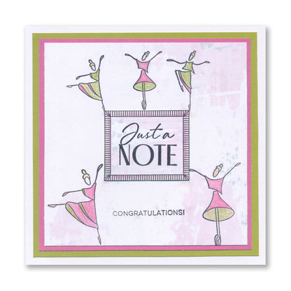 Barb's SHAC Dancing Girls A5sq Stamp Set