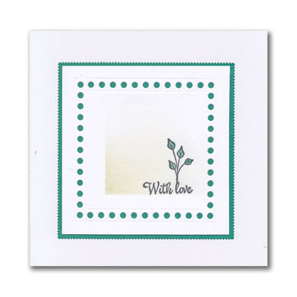 Jazz's Floral Panels & Petite Sentiments A5 Square & A7 Stamp Collection