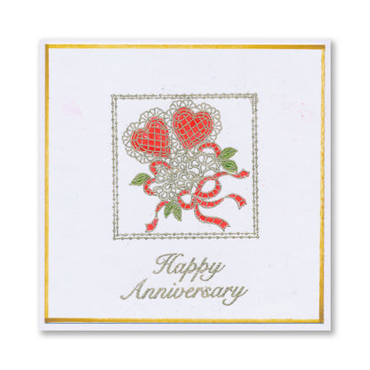 Richelieu French Lace Sampler A4 Stamp Set