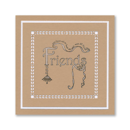 Linda's Bijou Friends Dangles A6 Stamp Set