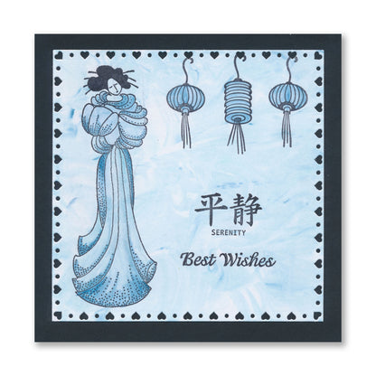 Barbara's SHAC Enso Enlightenment & Japanese Symbols A5 Square & A6 Stamp Collection