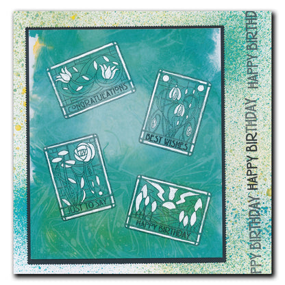 Bijou Art Nouveau Collection A4 Stamp Set