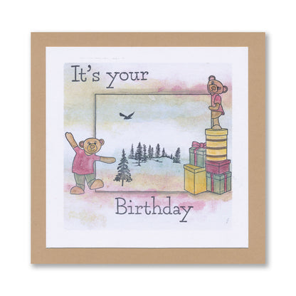 BIP the Bear Billboards A5 Stamp & Mask Set