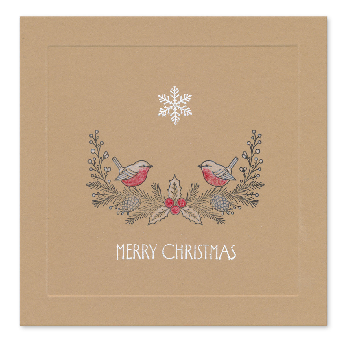 Winter Elements A5 Stamp Set With 6 x Printed Composition Swatches