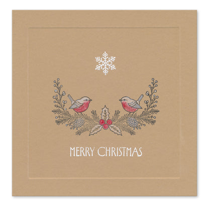 Winter Elements A5 Stamp Set With 6 x Printed Composition Swatches