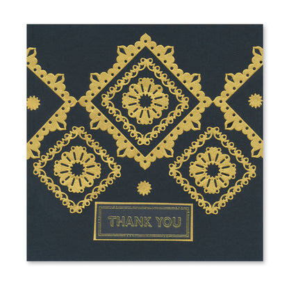 Mini Mandala Squares Clarity Fresh Cut Die Collection