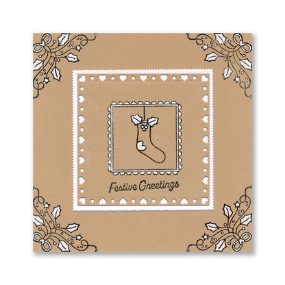 Tina's Christmas Stockings Elements A6 Stamp Set
