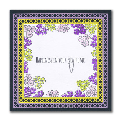 Jazz's Floral Panels & Petite Sentiments A5 Square & A7 Stamp Collection