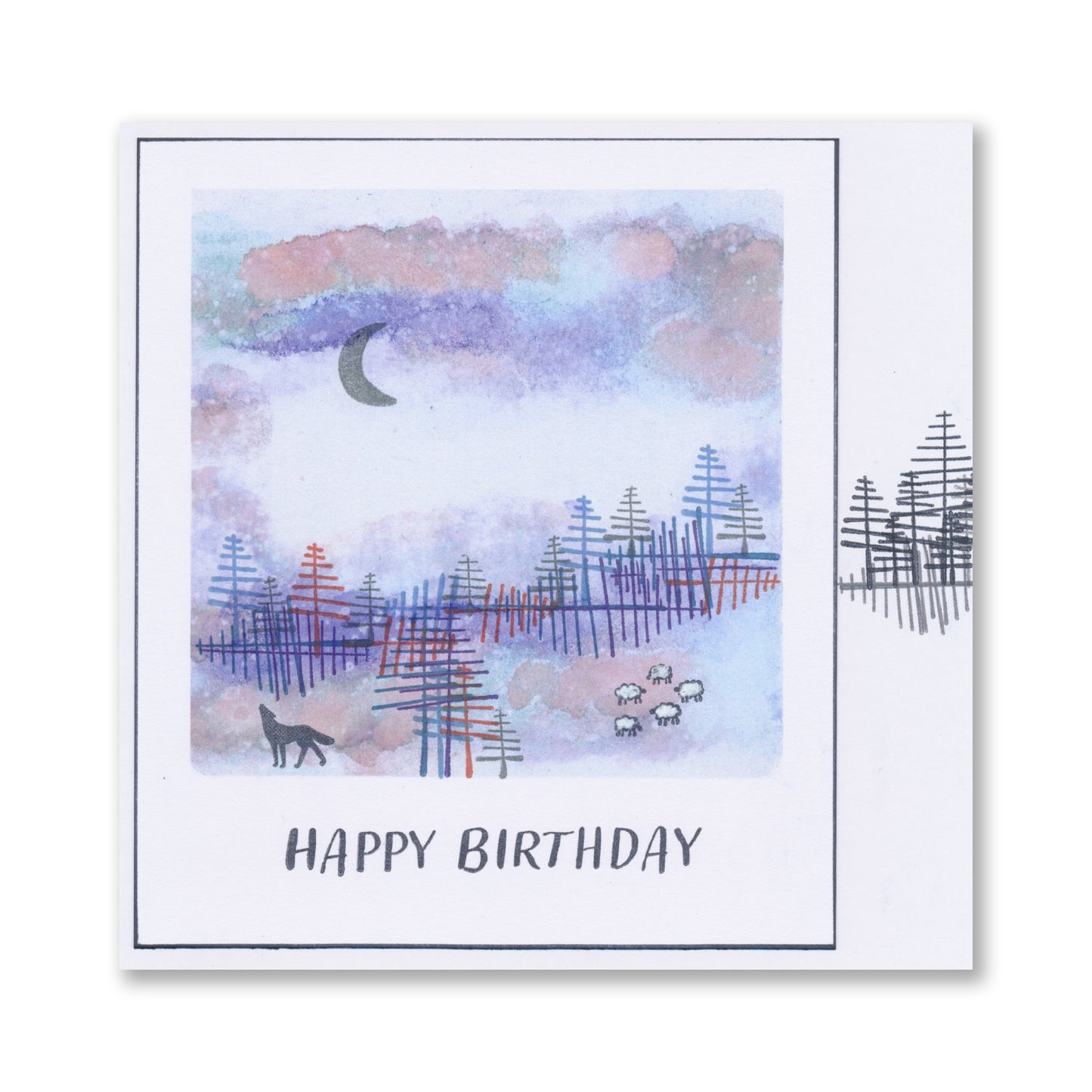 Mega Build a Landscape - Folk Art A5 Stamp Set