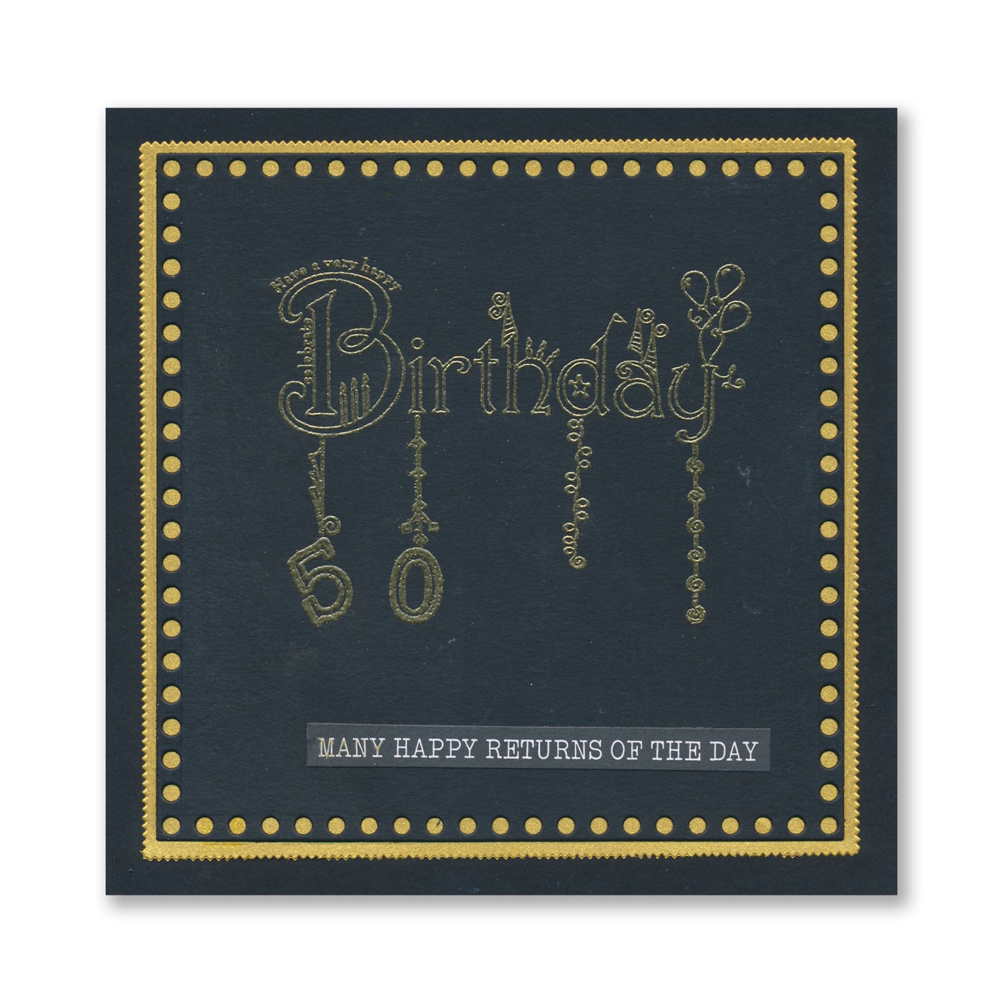 Linda's Bijou Birthday Dangles A6 Stamp Set