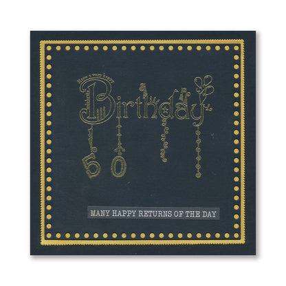 Linda's Bijou Birthday Dangles A6 Stamp Set