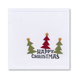 Felt by Clarity - Funky Christmas Tree Mixed Set - 6" x 6" Non-Adhesive Backed Felt x6