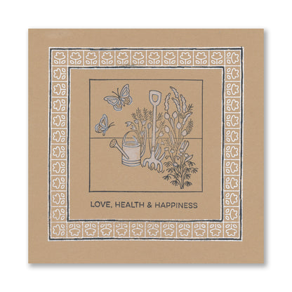 Linda's Summer Sampler A4 Stamp Set & FREE 5" x5" Mega Mount worth £5.25
