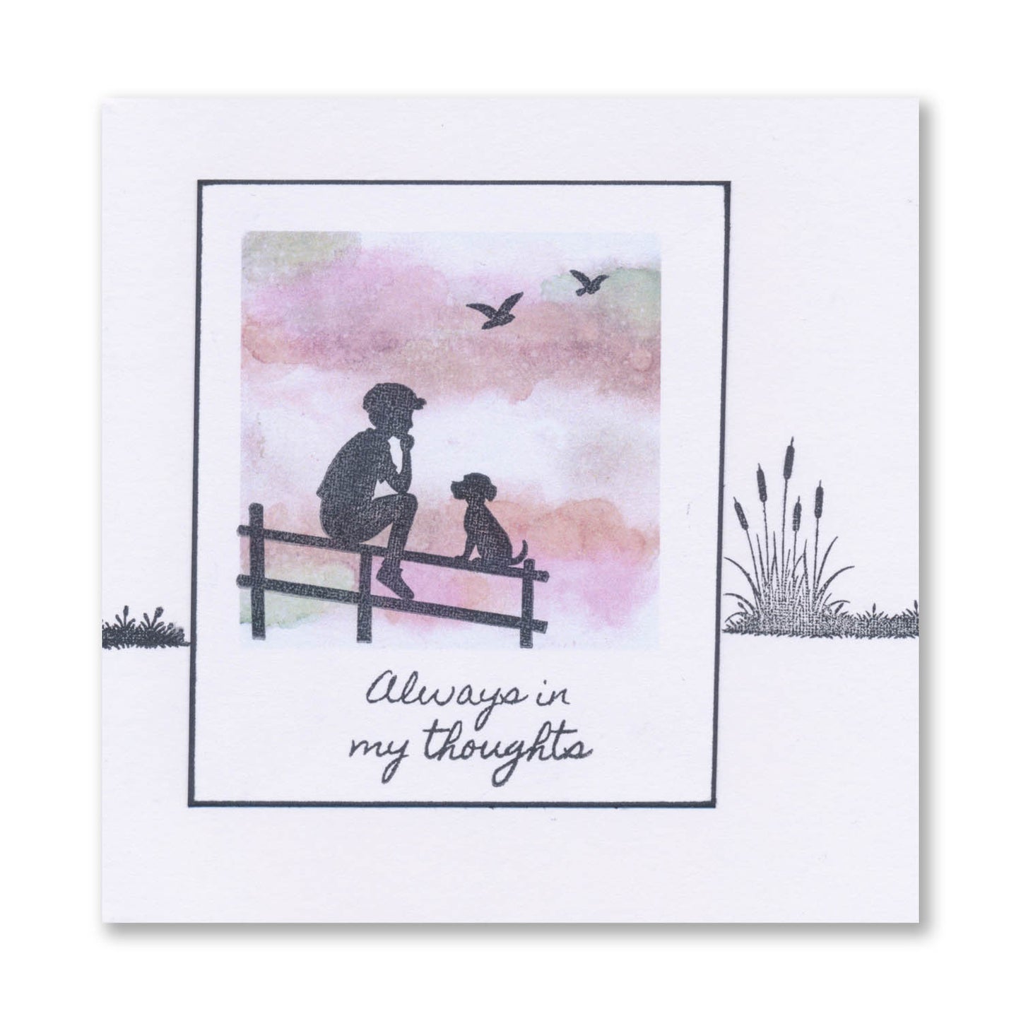 Wee Friends & Family Silhouettes - Childhood Days A5 Stamp Set