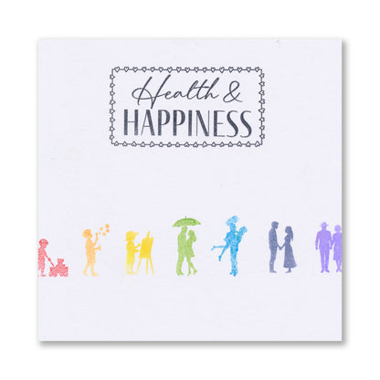 Wee Friends & Family Silhouettes - Life in Miniature A5 Stamp Set