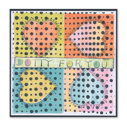 Barbara's Loving Heart A5 Stamp & Mask Set