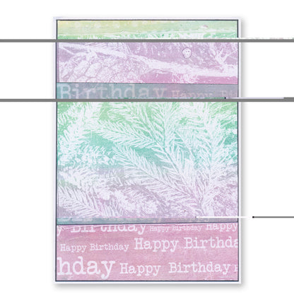 BOW-WOB 5" x 5" Collage Papers - Festive Leafy - Mini Set 1