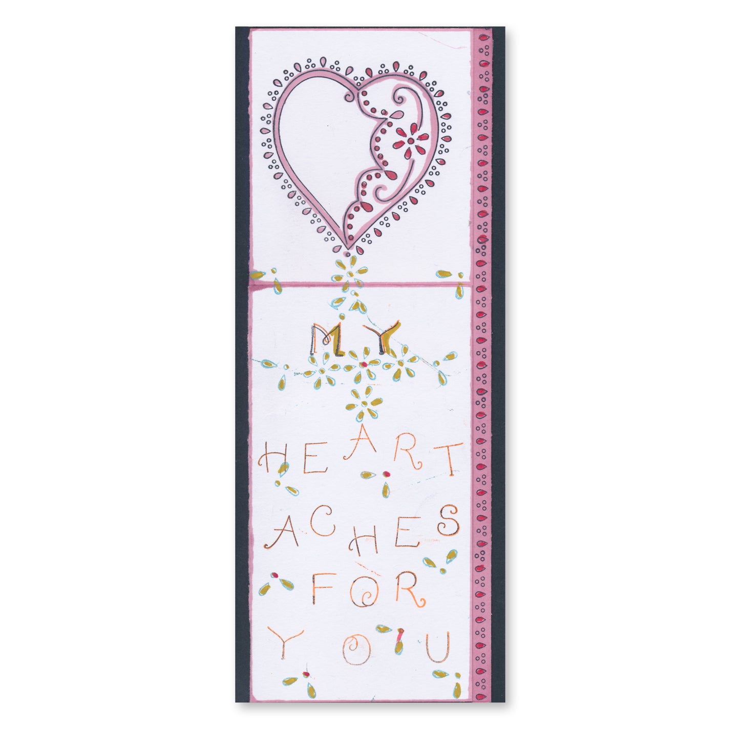 Barbara's Loving Heart A5 Stamp & Mask Set