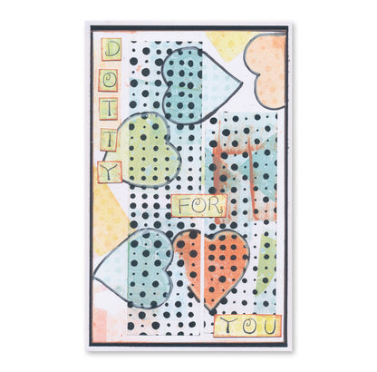 Barbara's Loving Heart A5 Stamp & Mask Set