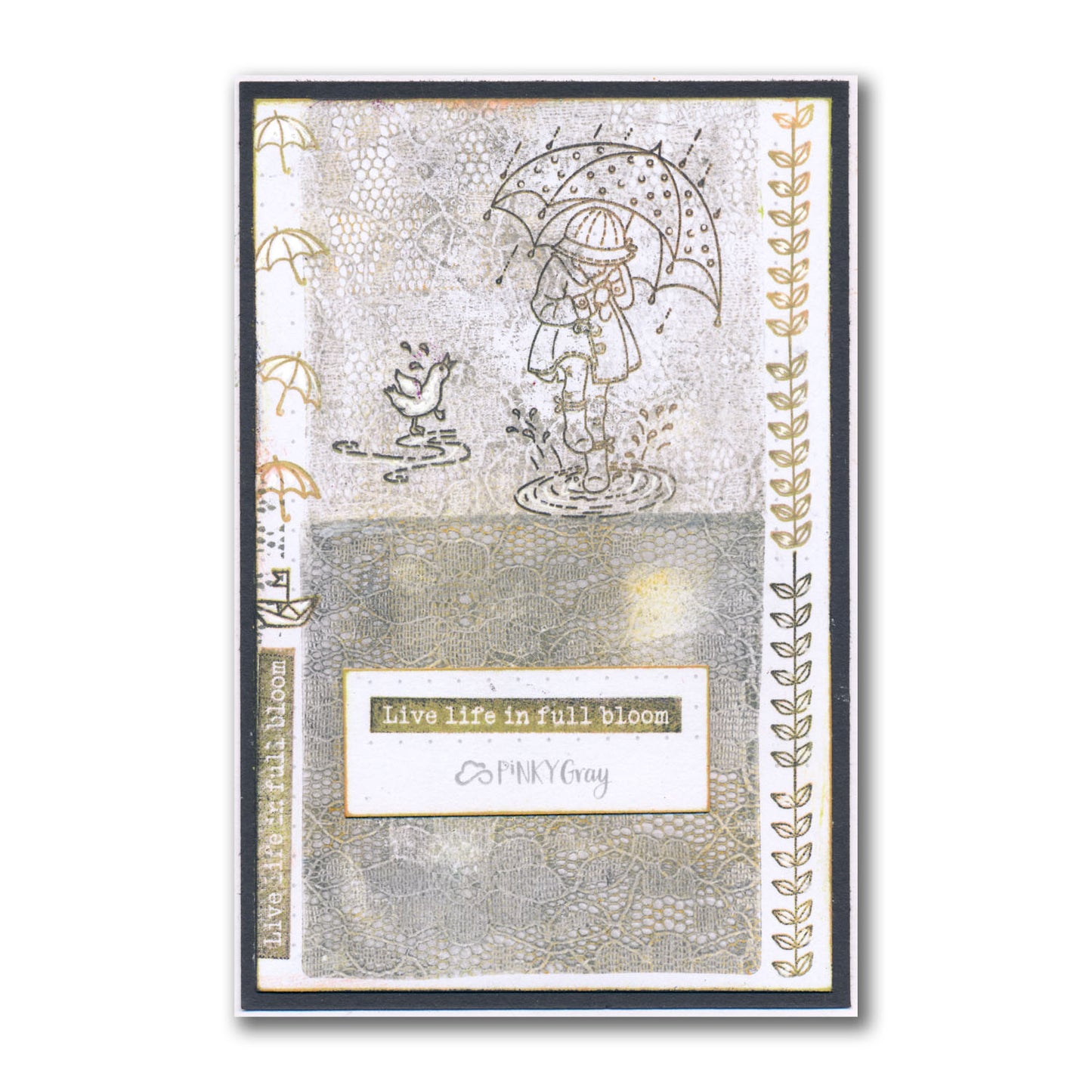 Linda's Bijou Children Through the Seasons - Spring A5 Stamp Set