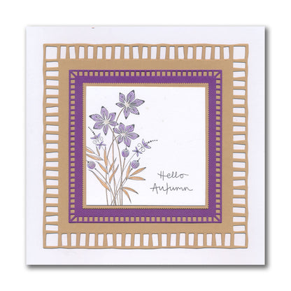 Barbara's Star Flower Spray A5 & A6 Stamp & Stencil Collection