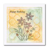 Barbara's Star Flower Spray A5 Stamp Set